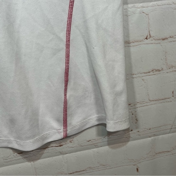 Eddie Bauer Shirt Womens Large White Short Sleeve Boat Neck Lightweight Casual - Picture 8 of 8